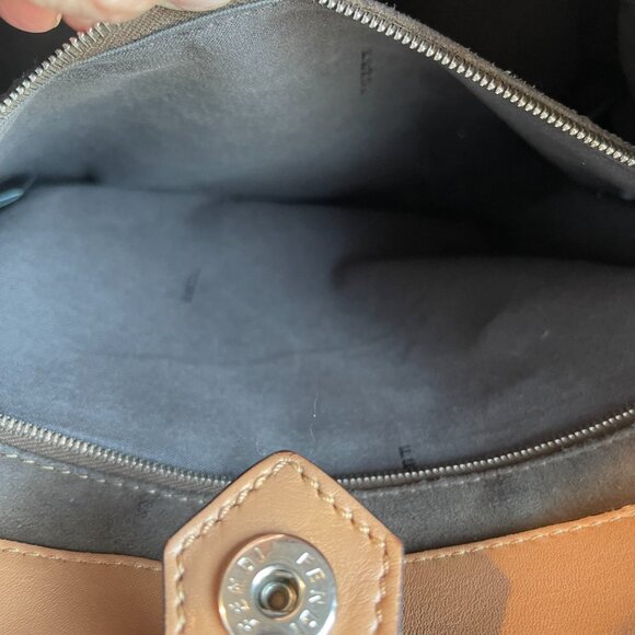 Fendi Brown Vitello Elite Leather Large 3Jours Shoulder Tote - Preowned - Picture 12 of 16